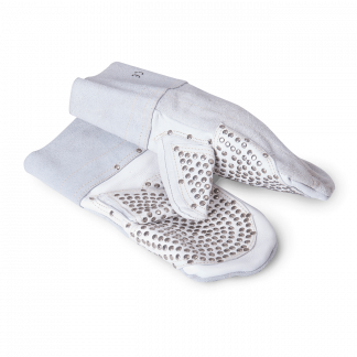 Leder-Führungshandschuhe mit Nieten